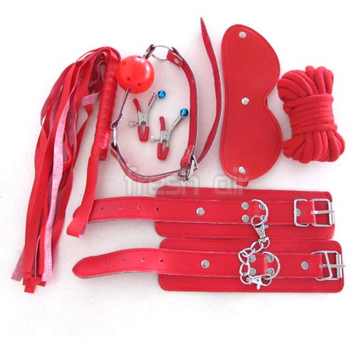 Sexy Adult Fetish Bondage Set Kit Whip Rope Blindfol