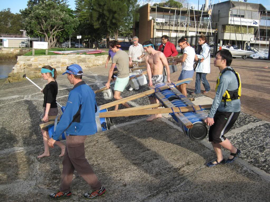 Raft Building Team Building team building, team building sydney, raft building, raft building team building, team building activities, team development, corporate team building