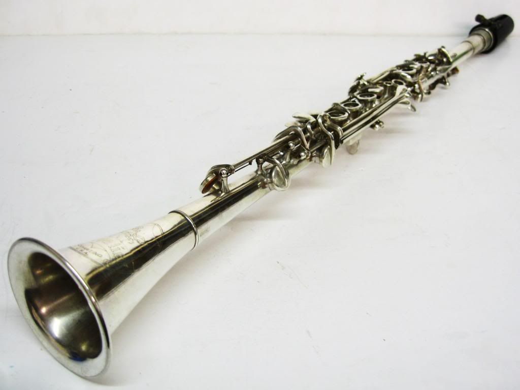 Conn Cavalier Bb Silver Plated Metal Elkhart USA w